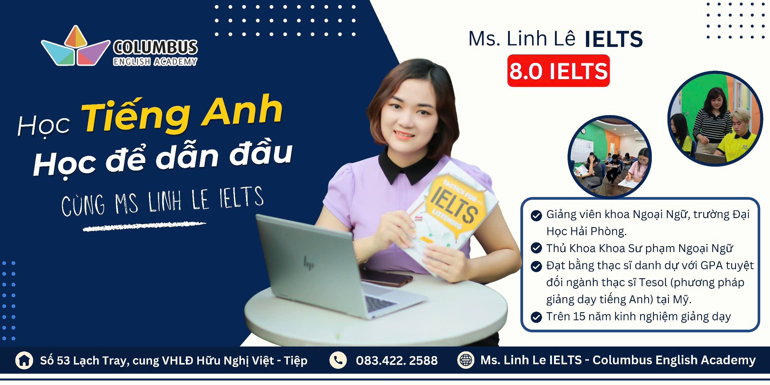 Ms. Linh Lê IELTS đồng hành cùng WELE