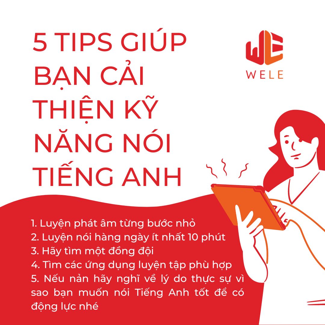 5 tips giúp bạn cải thiện kỹ năng nói tiếng Anh